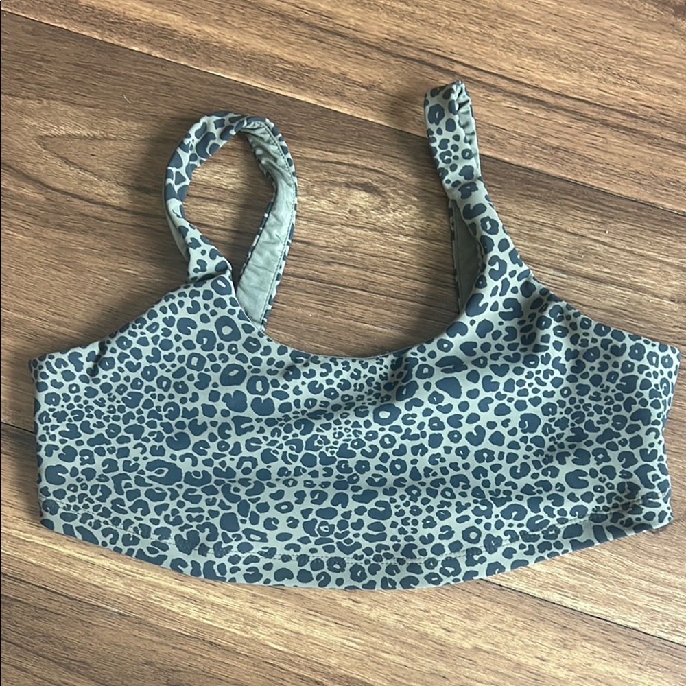 ALO Leopard Print Sports Bra
